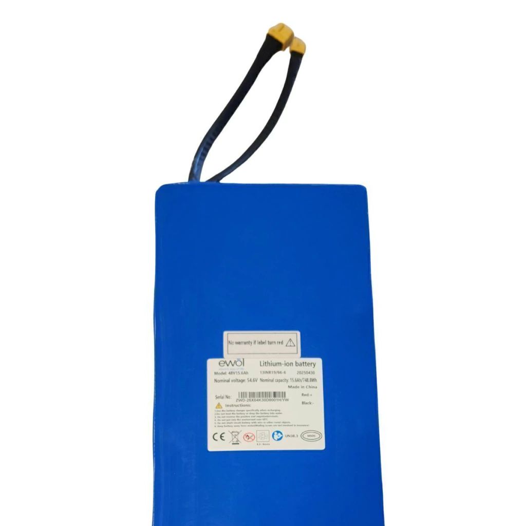 Batería Litio Monopatín Eléctrico Ewol PRO 48v 15.6ah