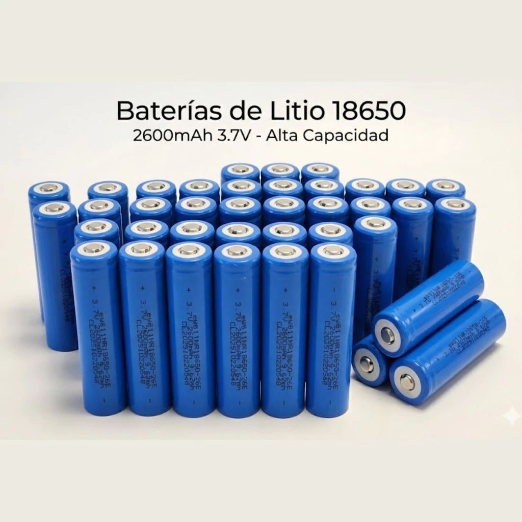 Pila Batería Litio 18650 2700mah 3.6v Alta Descarga C Teton