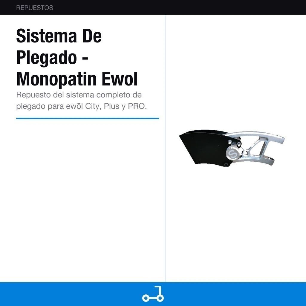 Sistema De Plegado - Monopatin Ewol City, Plus, Pro 2021