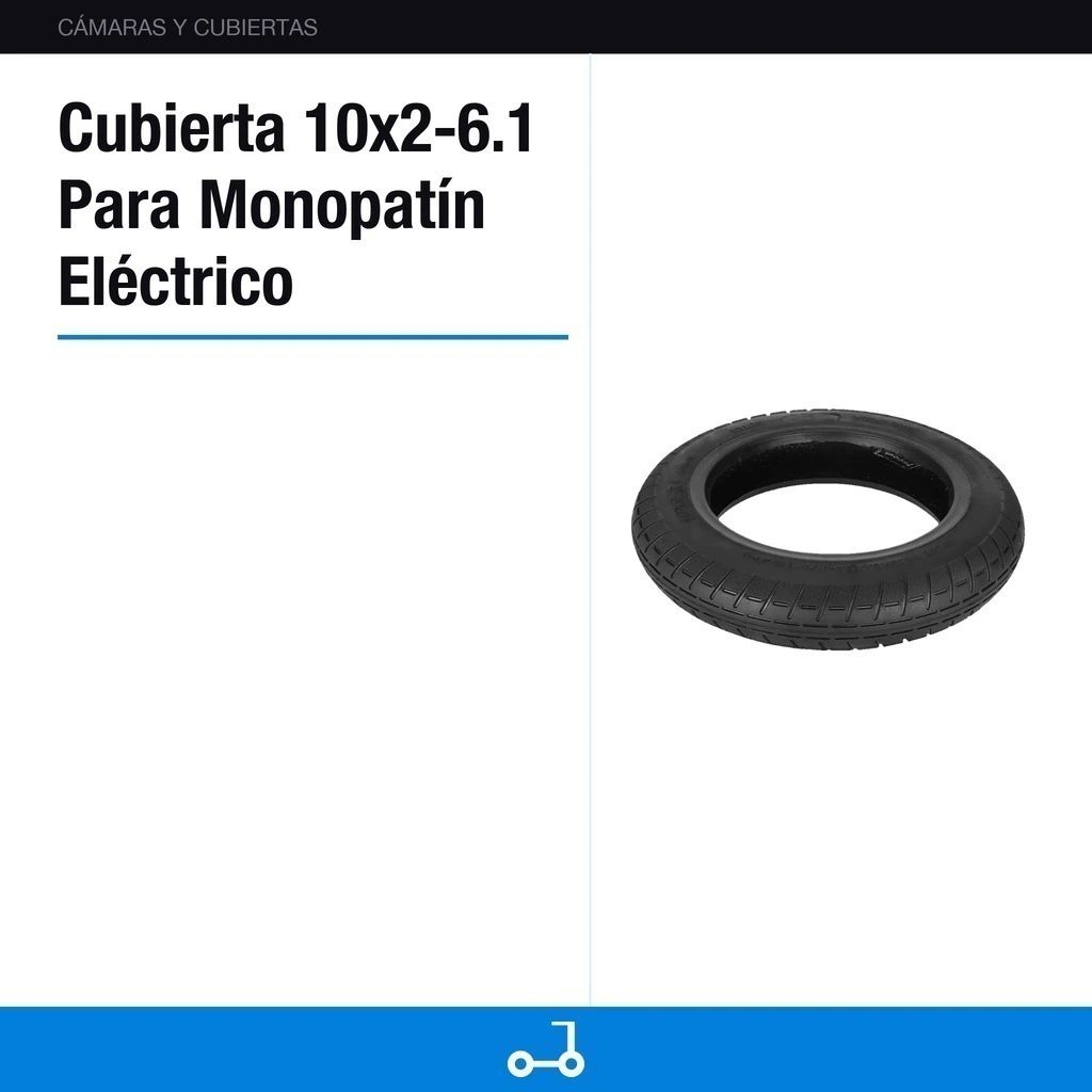 Cubierta 10x2-6.1 Para Monopatín Eléctrico