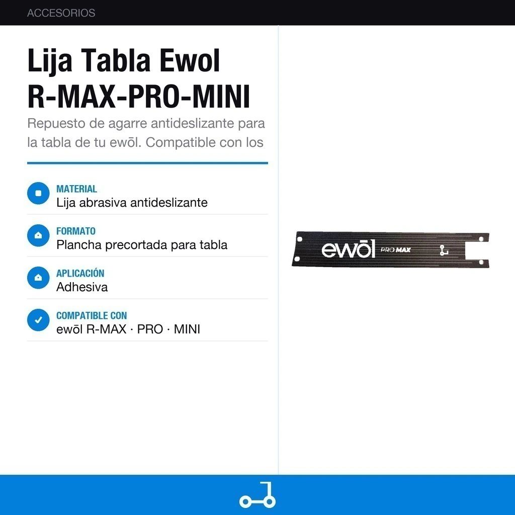 Lija Tabla Ewol R-MAX-PRO-MINI