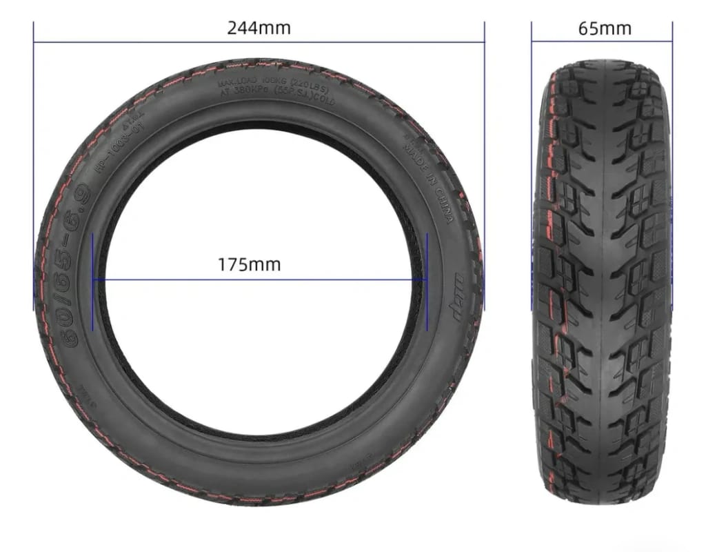 Cubierta 60/65-6.9 Tubeless